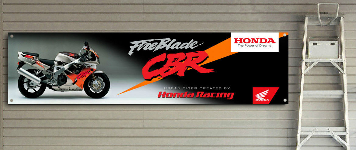 Honda Cbr Fireblade Urban Tiger Garage Workshop Banner